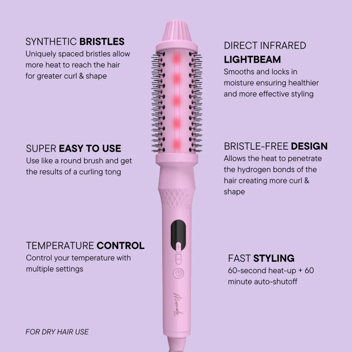 Mermade Hair Infrared Thermal Brush, view 5