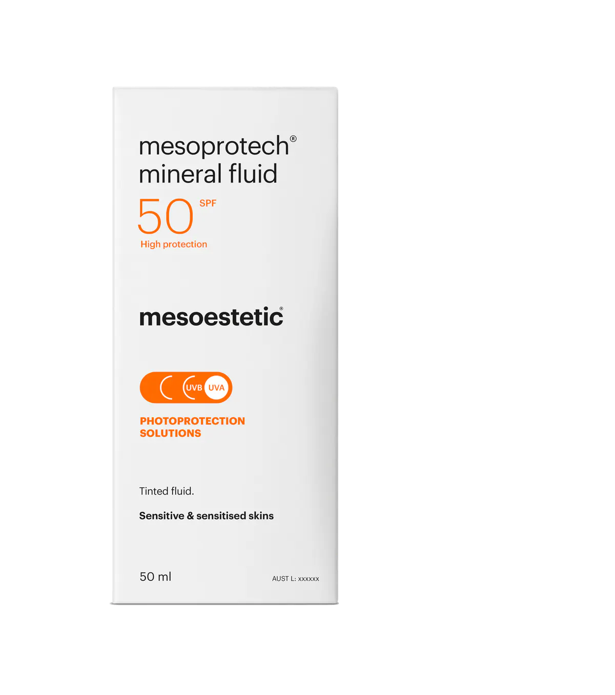 mesoestetic Mesoprotech Mineral Matt Antiaging Fluid 50+ 50ml, view 4
