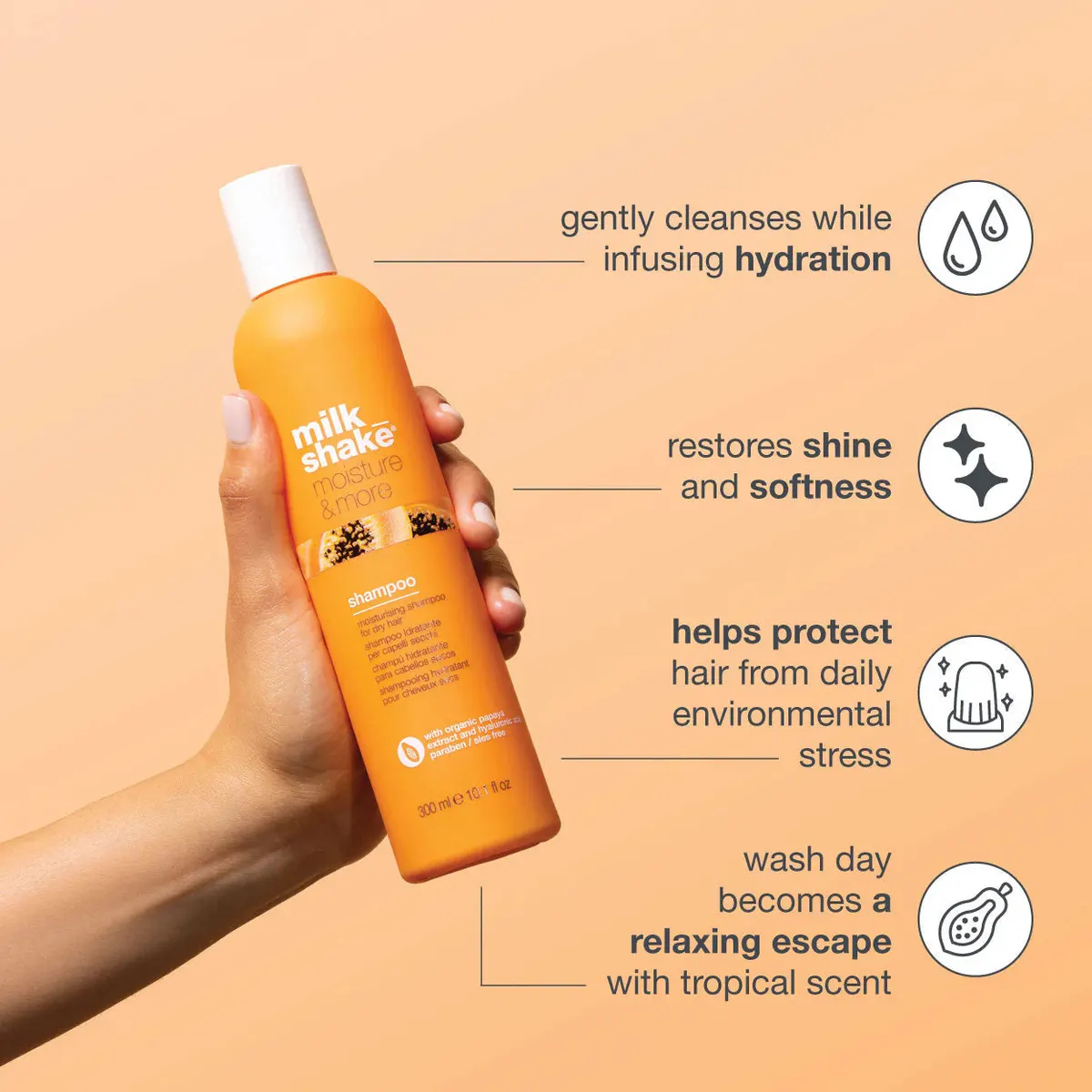 milk_shake Moisture & More Shampoo and Conditioner Bundle, view 2
