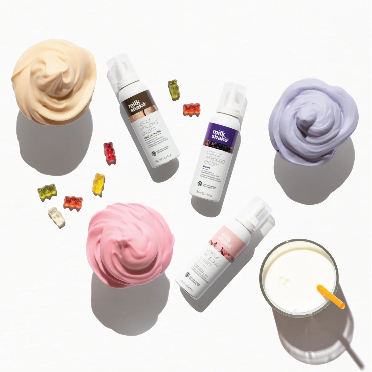 milk_shake Colour Whipped Cream 100ml - Violet, view 2