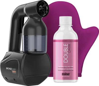 Minetan Bronze Babe Personal Spray Tan Kit - Black