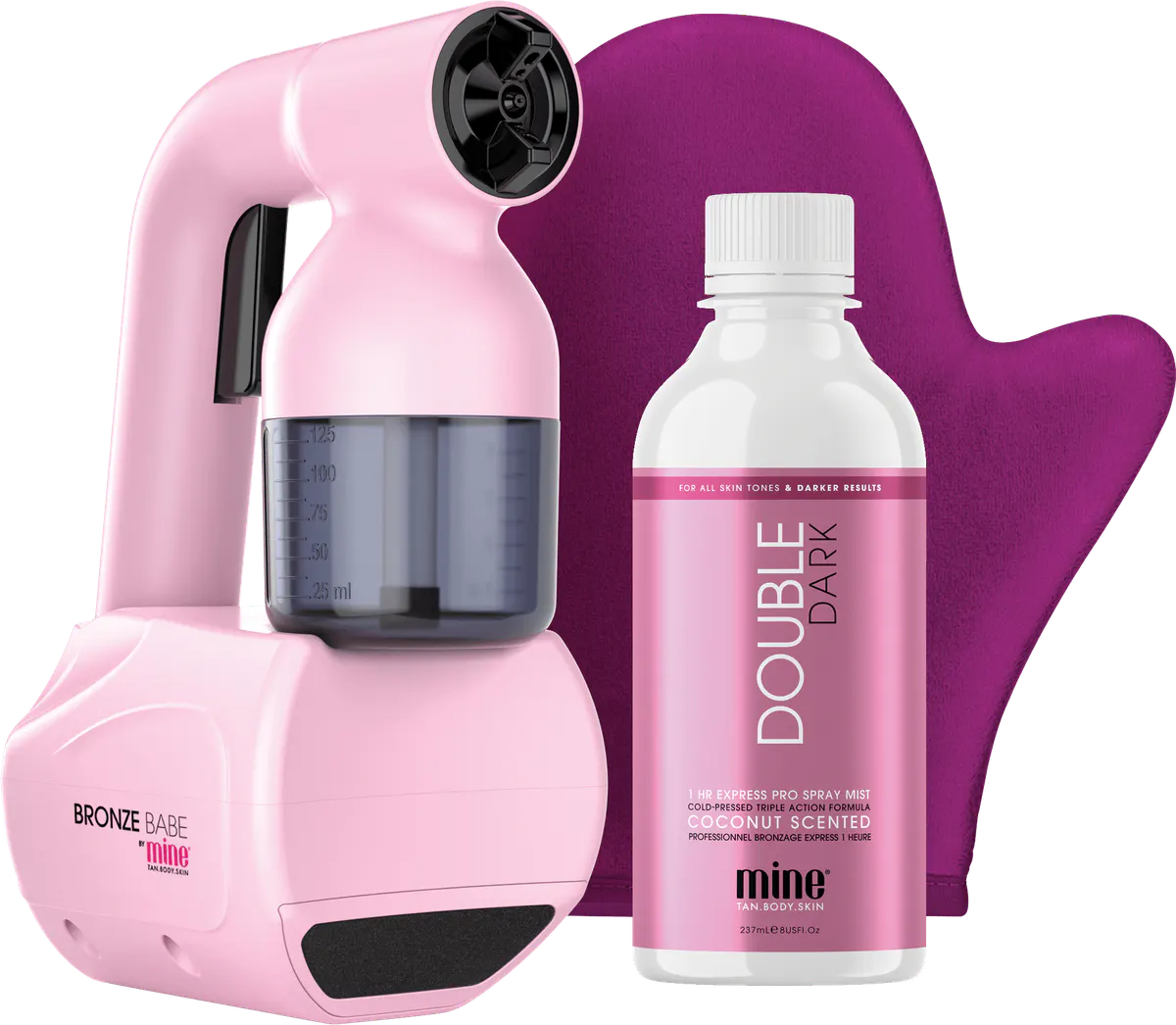 Minetan Bronze Babe Personal Spray Tan Kit - Pink