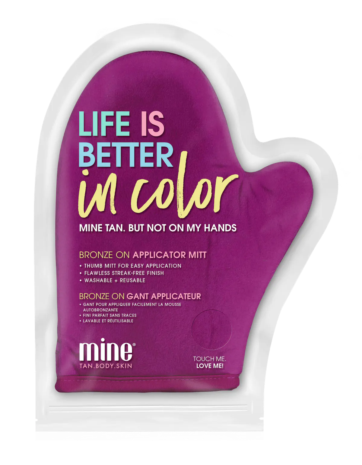 Minetan Bronze on Applicator Mitt