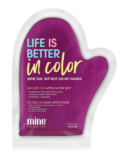 Minetan Bronze on Applicator Mitt