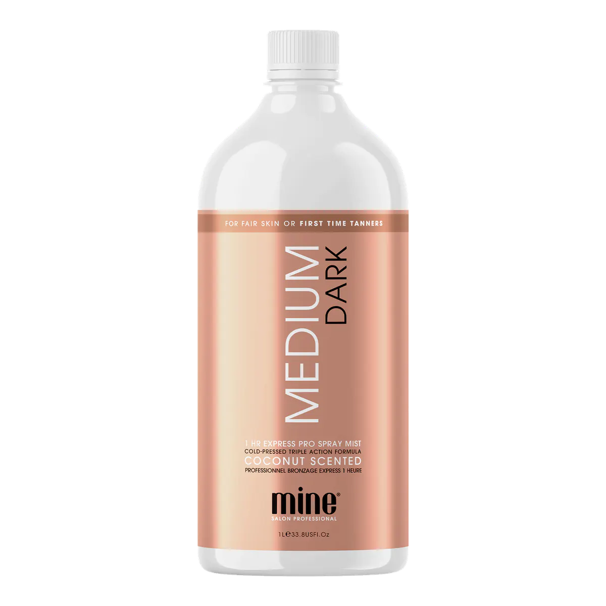 Minetan Express Pro Spray Mist Medium Dark 1000ml