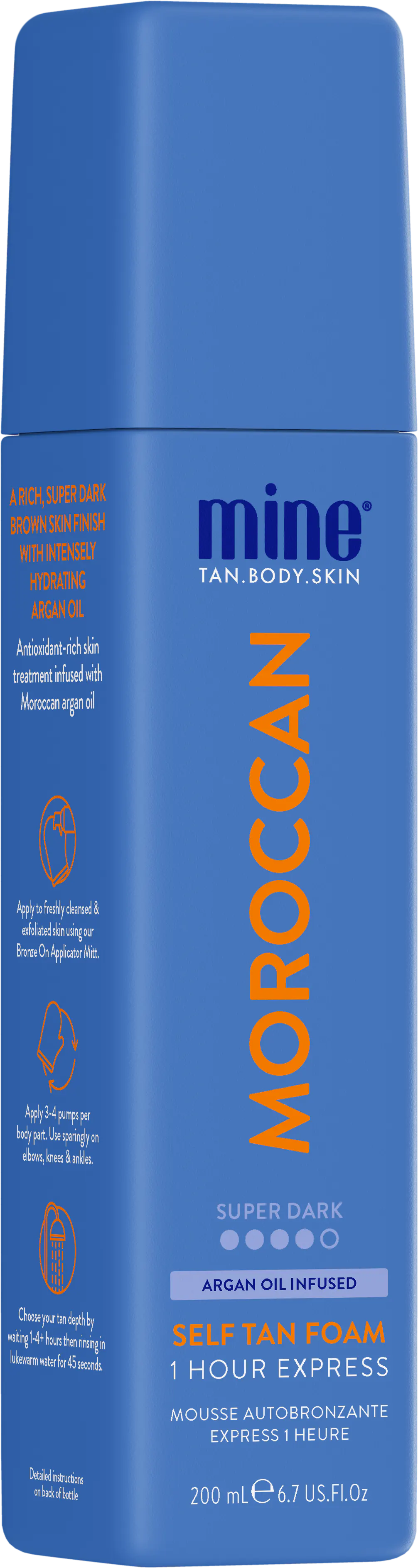 Minetan My Moroccan Self Tan Foam 200ml, view 2