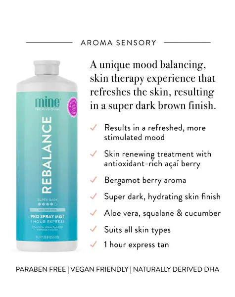 Minetan Rebalance Pro Spray Mist 1000ml, view 4