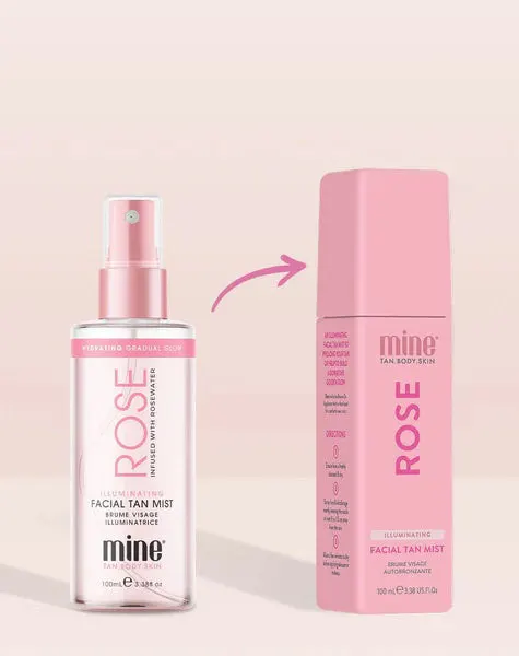 Minetan Rose Illuminating Facial Tan Mist 100ml, view 6