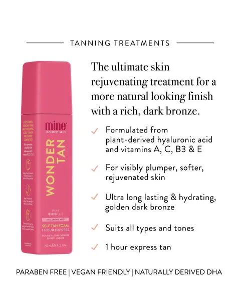 Minetan Wonder Tan Self Tan Foam 200ml, view 4