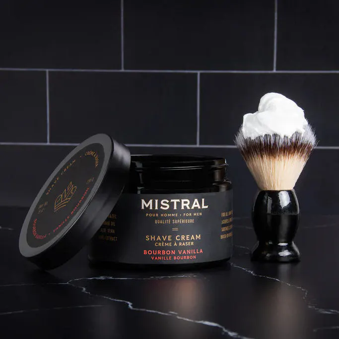 Mistral Bourbon Vanilla Shave Cream 255g, view 4