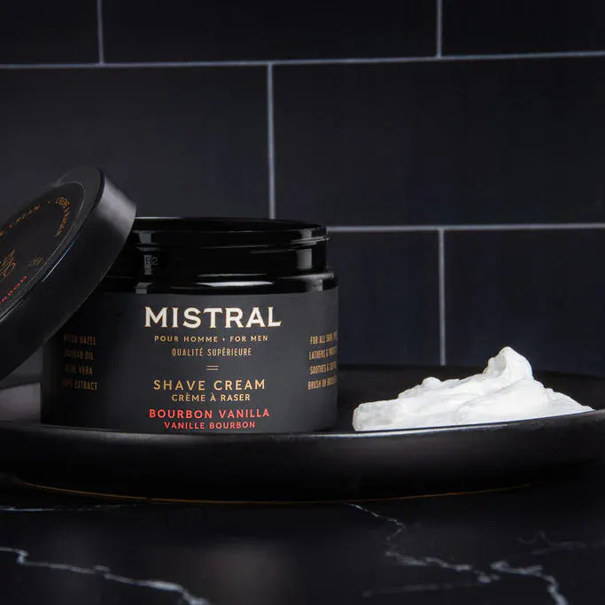 Mistral Bourbon Vanilla Shave Cream 255g, view 5