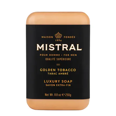 Mistral Golden Tobacco Bar Soap 250g