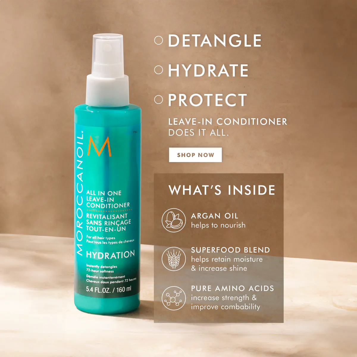 Moroccanoil All in One Leave- In Conditioner 160ml, view 4