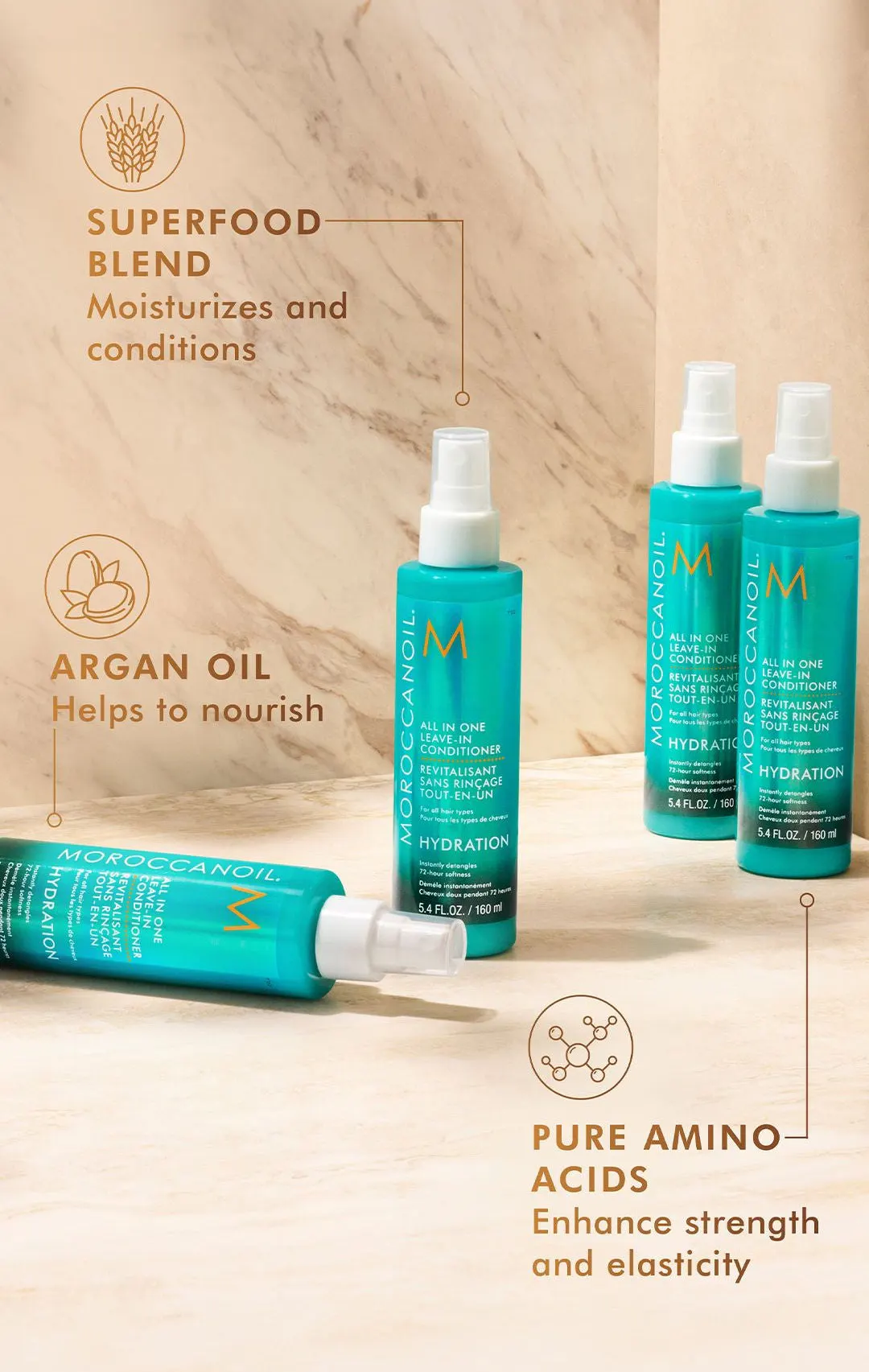 Moroccanoil All in One Leave- In Conditioner 240ml, view 3