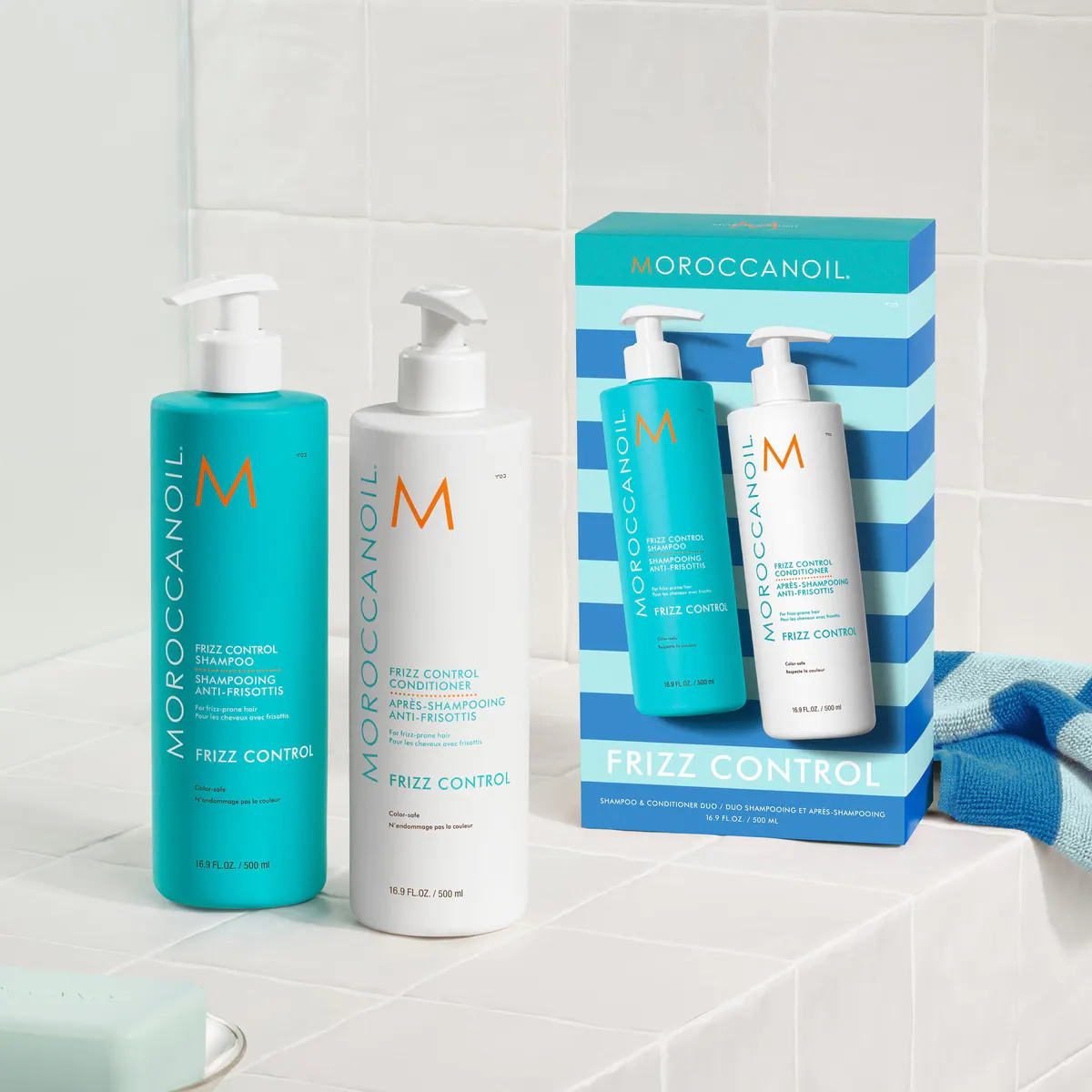 Moroccanoil Frizz Control 500ml Duo Pack, view 3