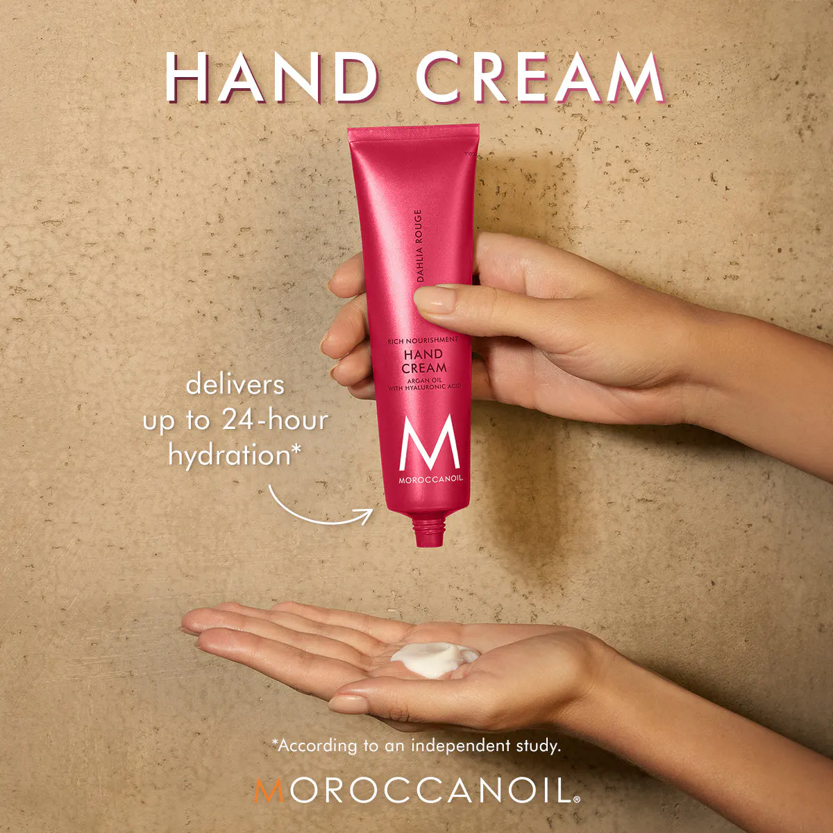 Moroccanoil Hand Cream Dahlia Rouge 40ml, view 2