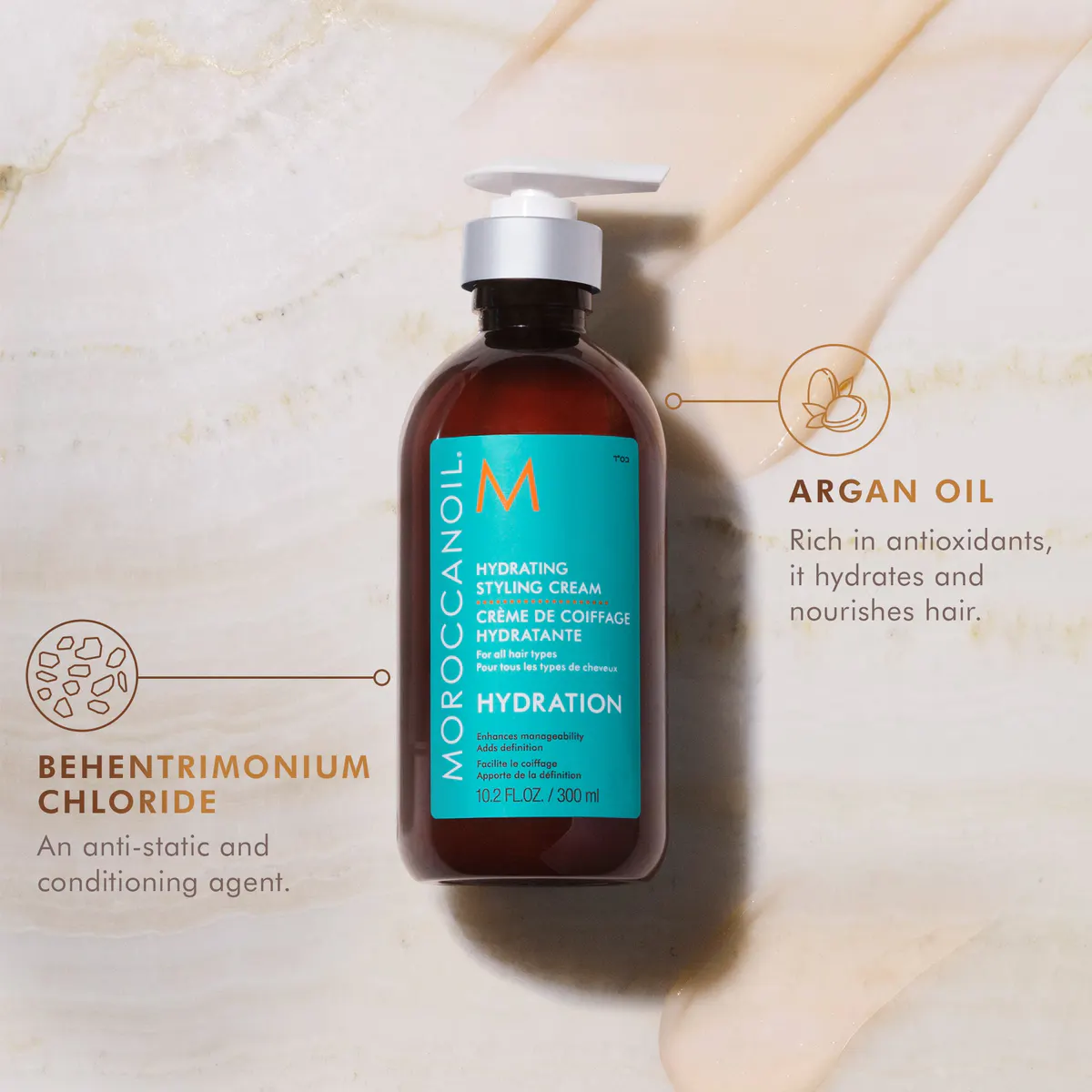 Moroccanoil Hydrating Styling Cream 300ml, view 4