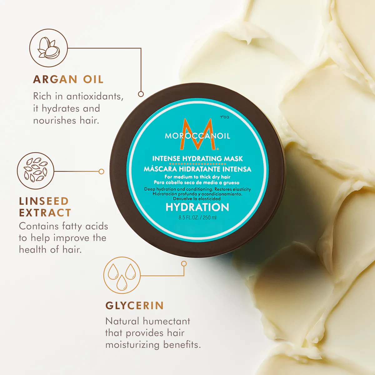 Moroccanoil Intense Hydrating Mask 250ml, view 5