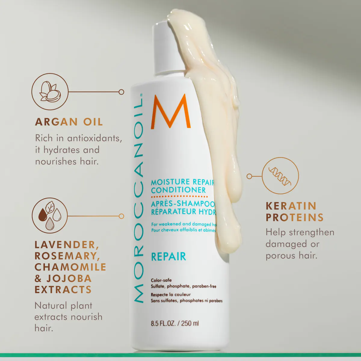 Moroccanoil Moisture Repair Conditioner 250mL, view 4