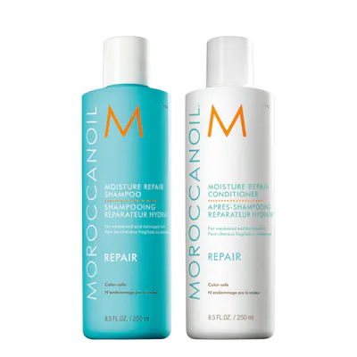 Moroccanoil Moisture Repair Shampoo and Conditioner 250ml Duo Bundle