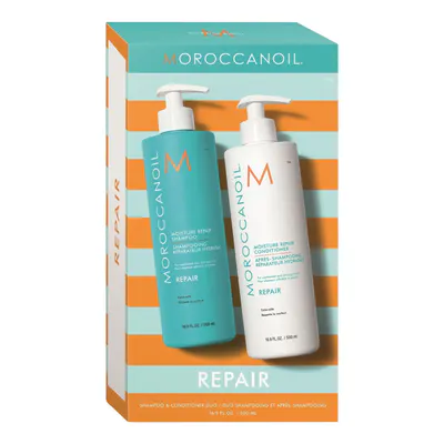 Moroccanoil Moisture Repair Shampoo and Conditioner 500ml Duo Pack