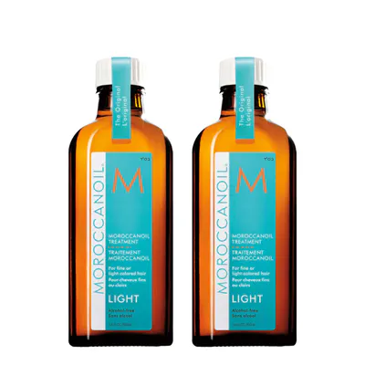 Moroccanoil Original Light Treatment 100ml Duo Bundle