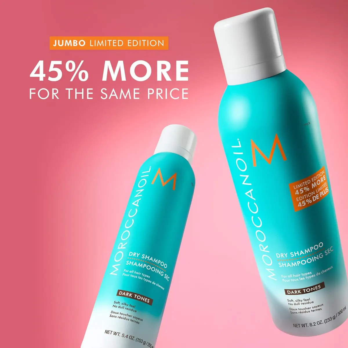 Moroccanoil Special Edition Dry Shampoo Dark Tones 323ml, view 6