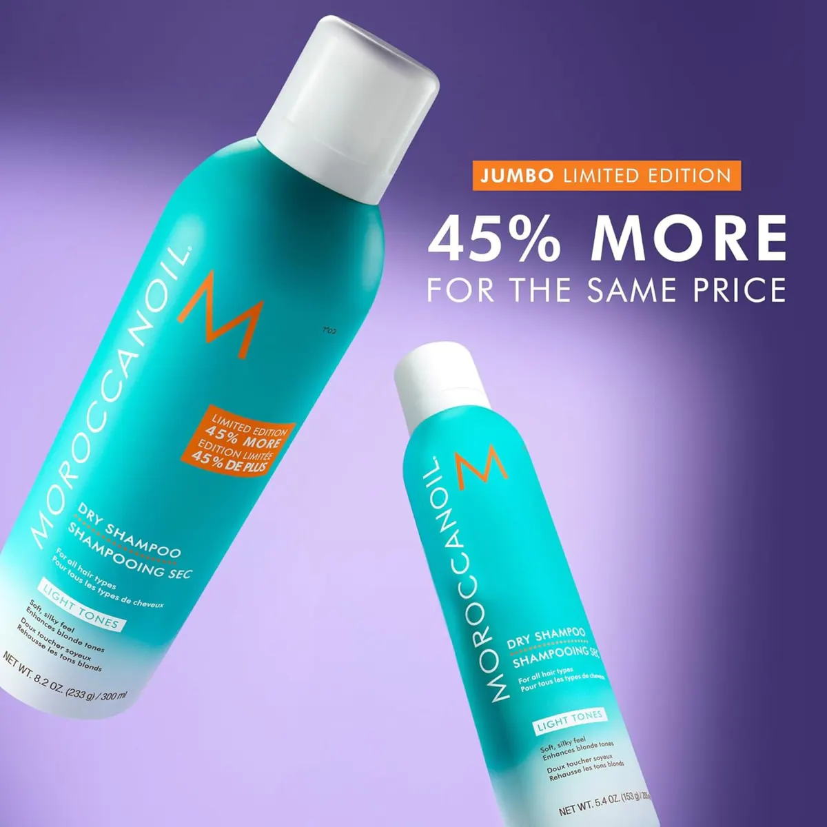 Moroccanoil Special Edition Dry Shampoo Light Tones 323ml, view 6