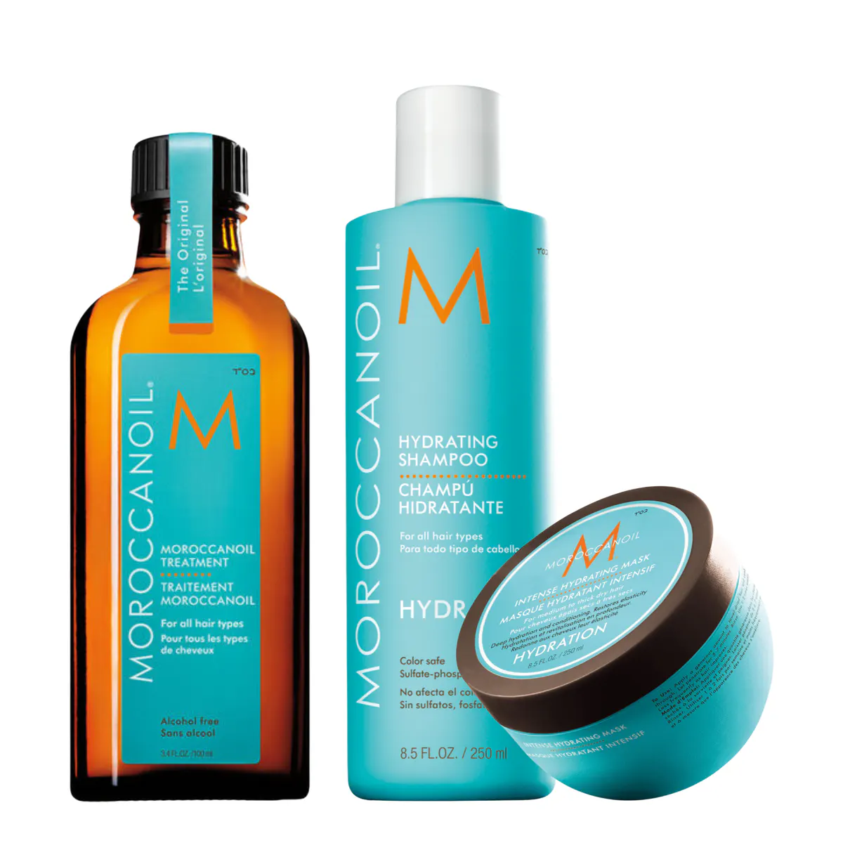 Moroccanoil Trio Bundle w/ Intense Hydrating Mask