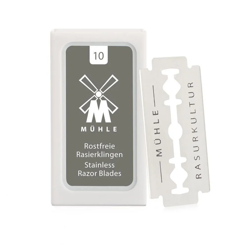 Muhle Double Edge Stainless Razor Blades 10 Pack