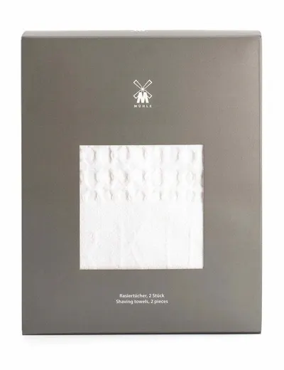Muhle T1 Shaving Towels - White