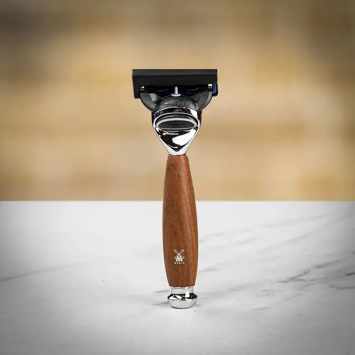 Muhle Vivo R 331 F Razor, Fusion, Plum Wood, view 2