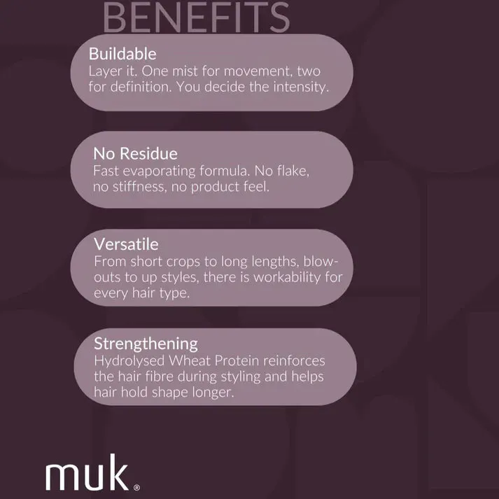 Muk After Muk Texturising Spray 200g, view 4