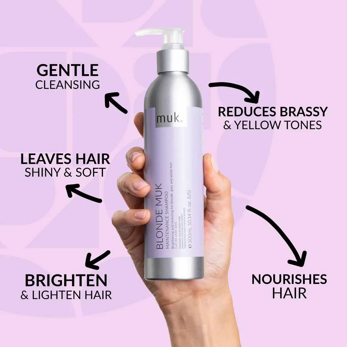 Muk Blonde muk Maintenance Shampoo 300ml, view 6