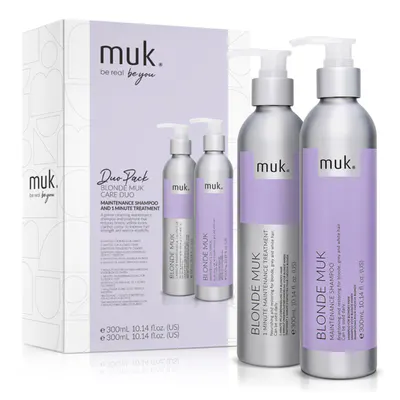 Muk Blonde Muk Toning Shampoo and Toning Treatment Duo Pack