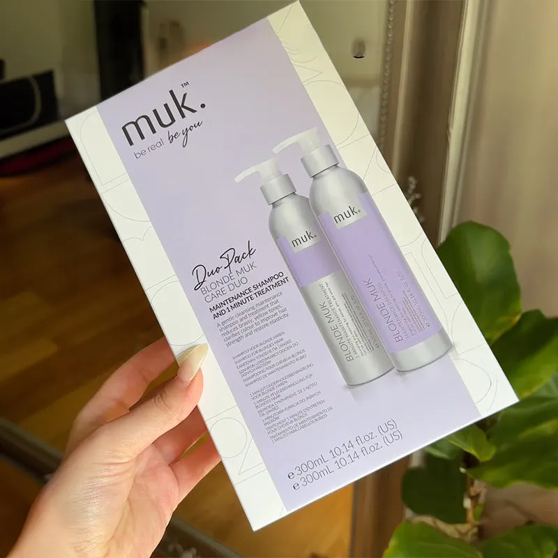 Muk Blonde Muk Toning Shampoo and Toning Treatment Duo Pack, view 3