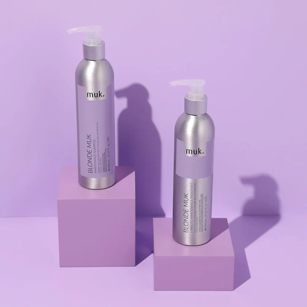Muk Blonde Muk Toning Shampoo and Toning Treatment Duo Pack, view 4