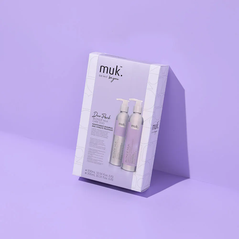 Muk Blonde Muk Toning Shampoo and Toning Treatment Duo Pack, view 5