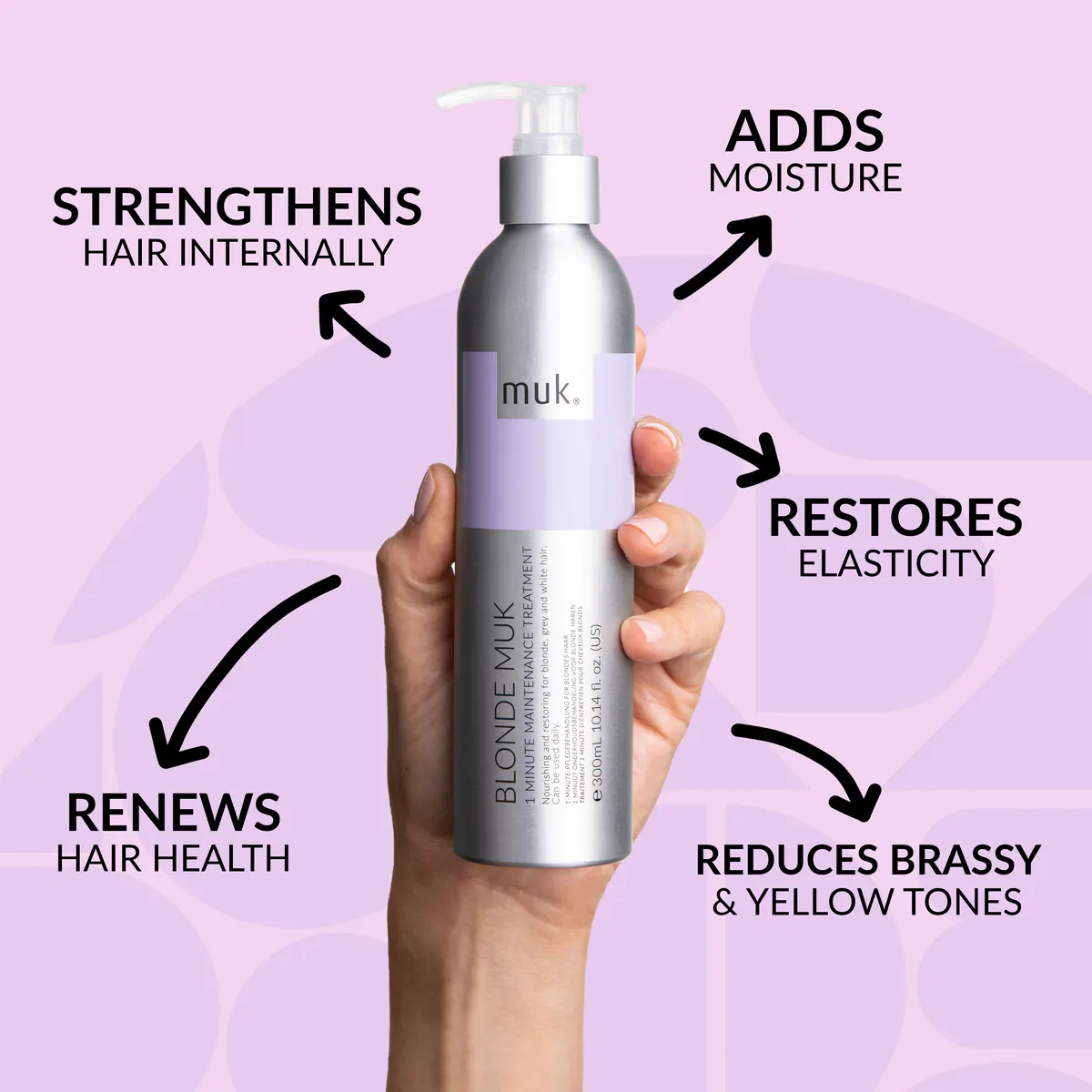 Muk Blonde muk 1 Minute Maintenance Treatment 300ml, view 5
