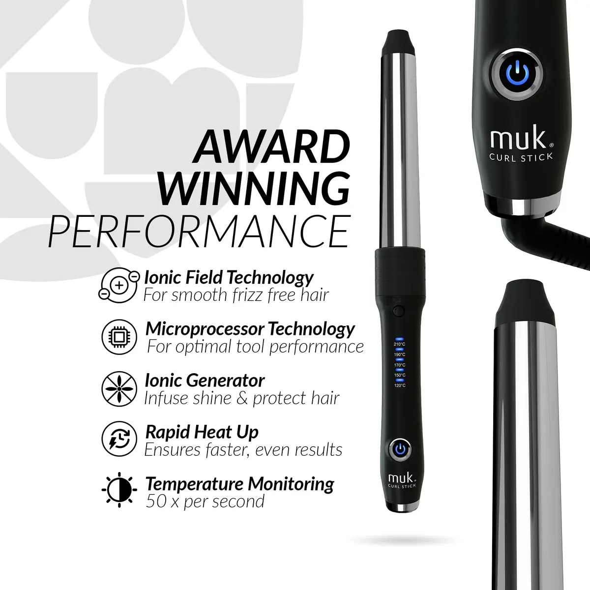 Muk Curl Stick Black, view 7