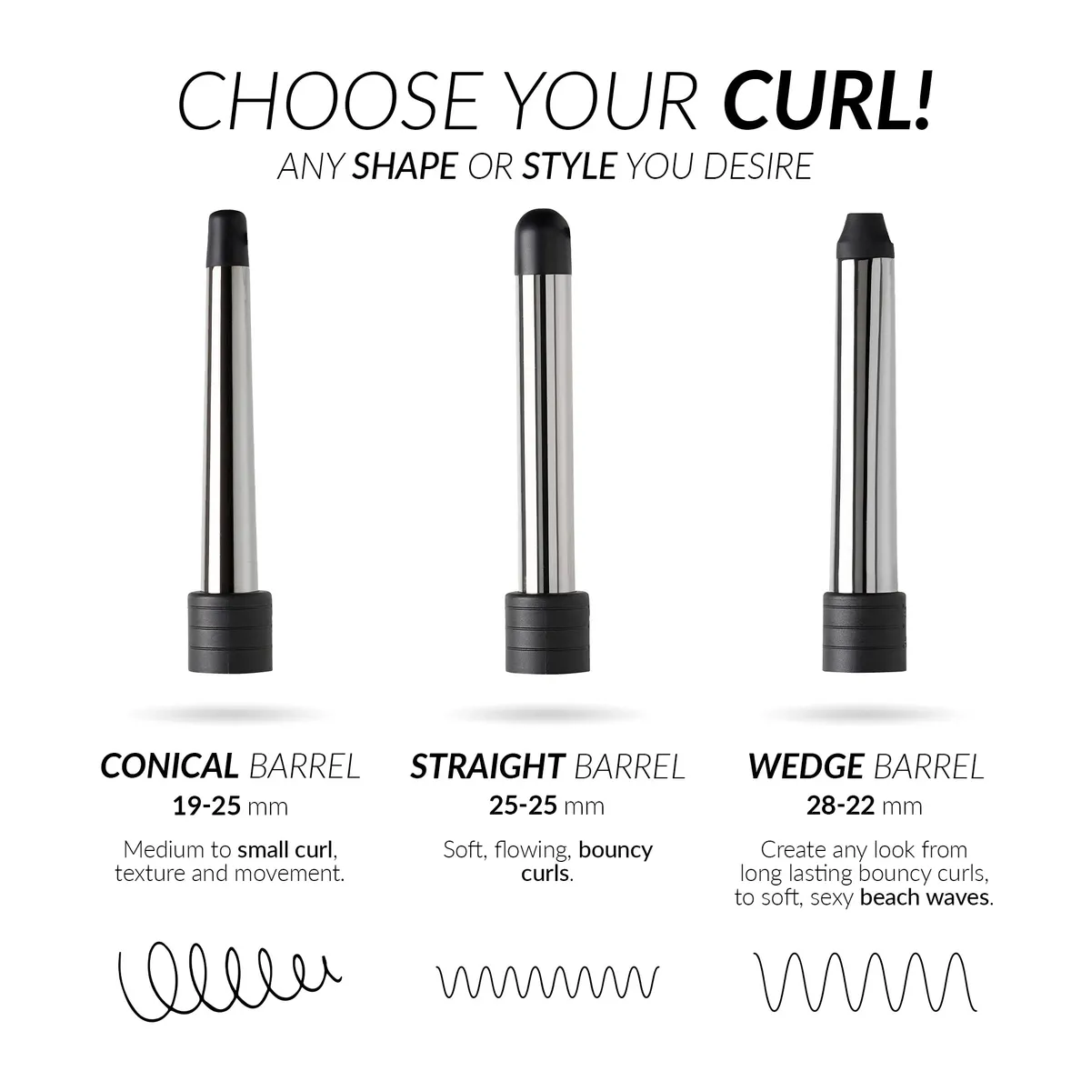Muk Curl Stick Black, view 8