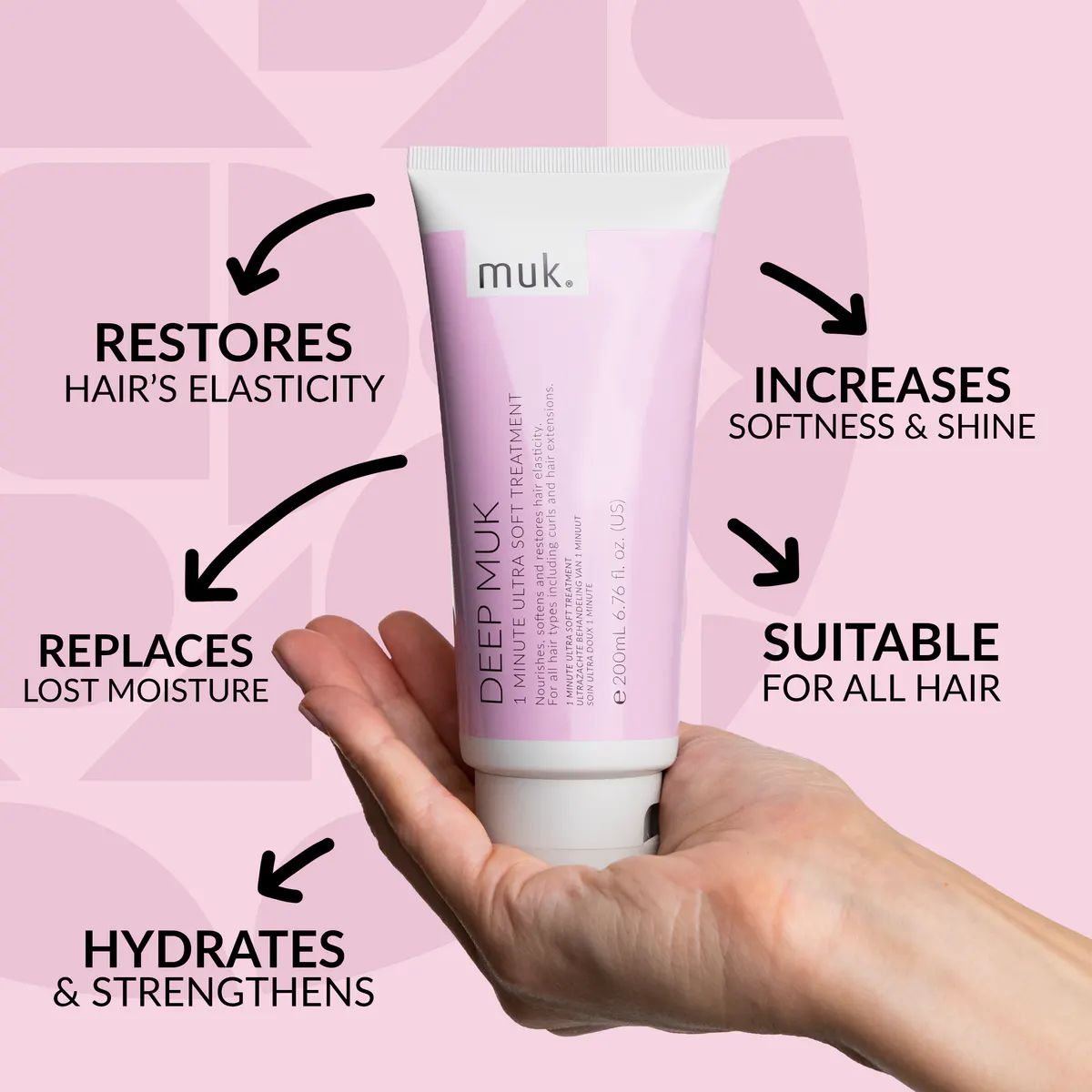 Muk Deep muk 1 Minute Ultra Soft Treatment 200ml, view 5