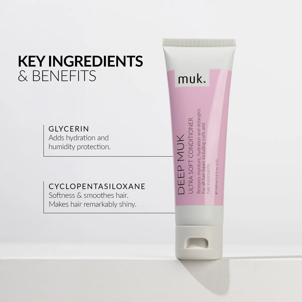 Muk Deep muk Ultra Soft Conditioner 100ml, view 4