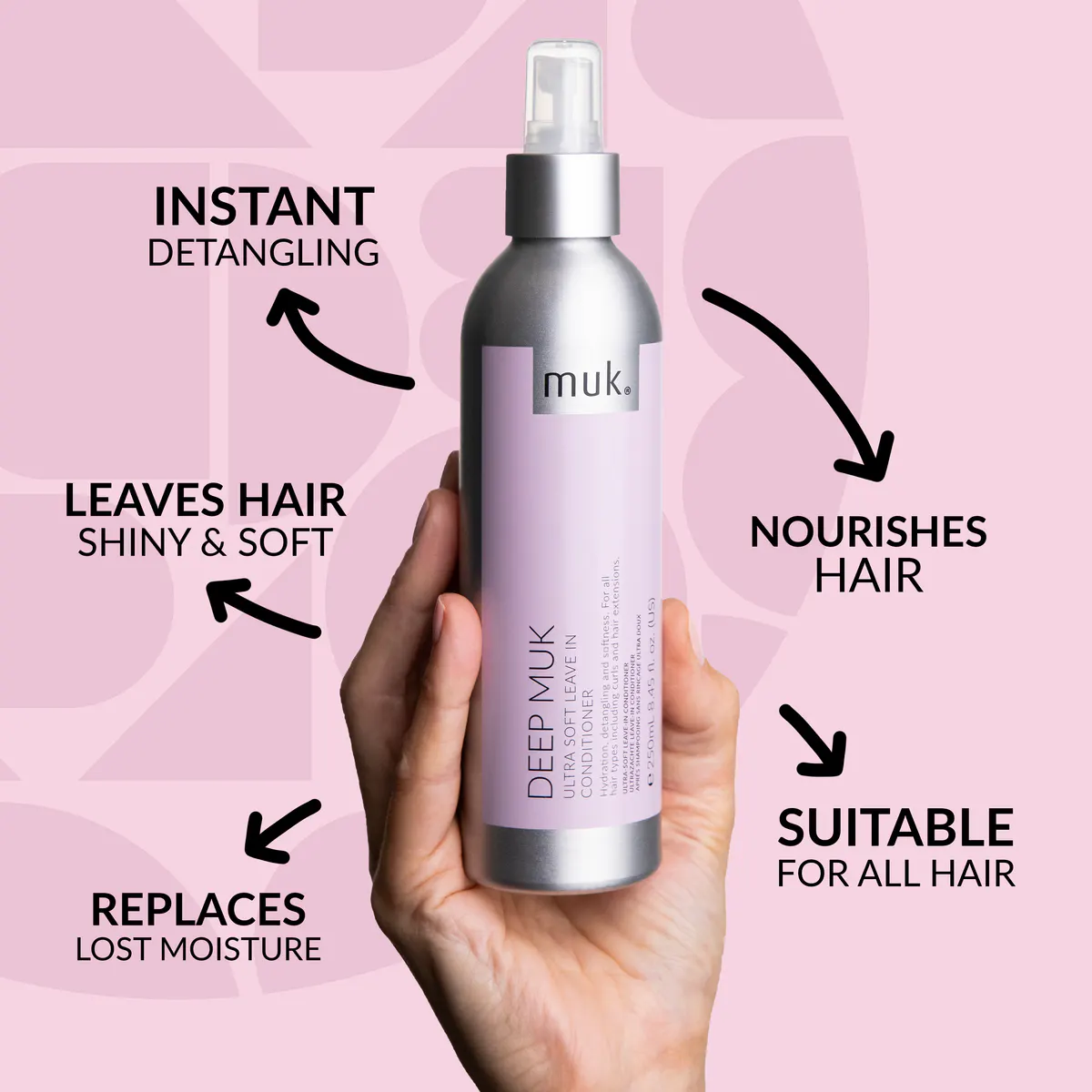Muk Deep muk Ultra Soft Leave-in Conditioner 250ml, view 4