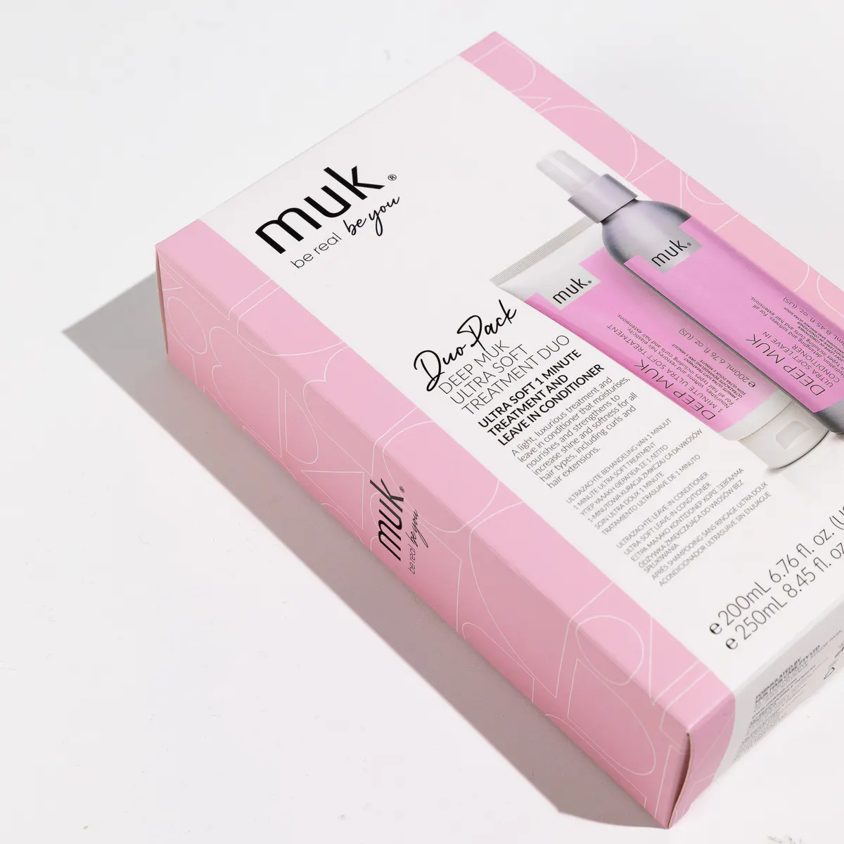 Muk Deep Muk Ultra Soft Leave-in Conditioner and 1 Minute Treatment Duo Pack, view 3