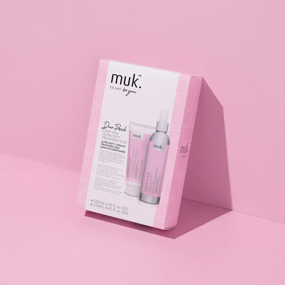 Muk Deep Muk Ultra Soft Leave-in Conditioner and 1 Minute Treatment Duo Pack, view 7