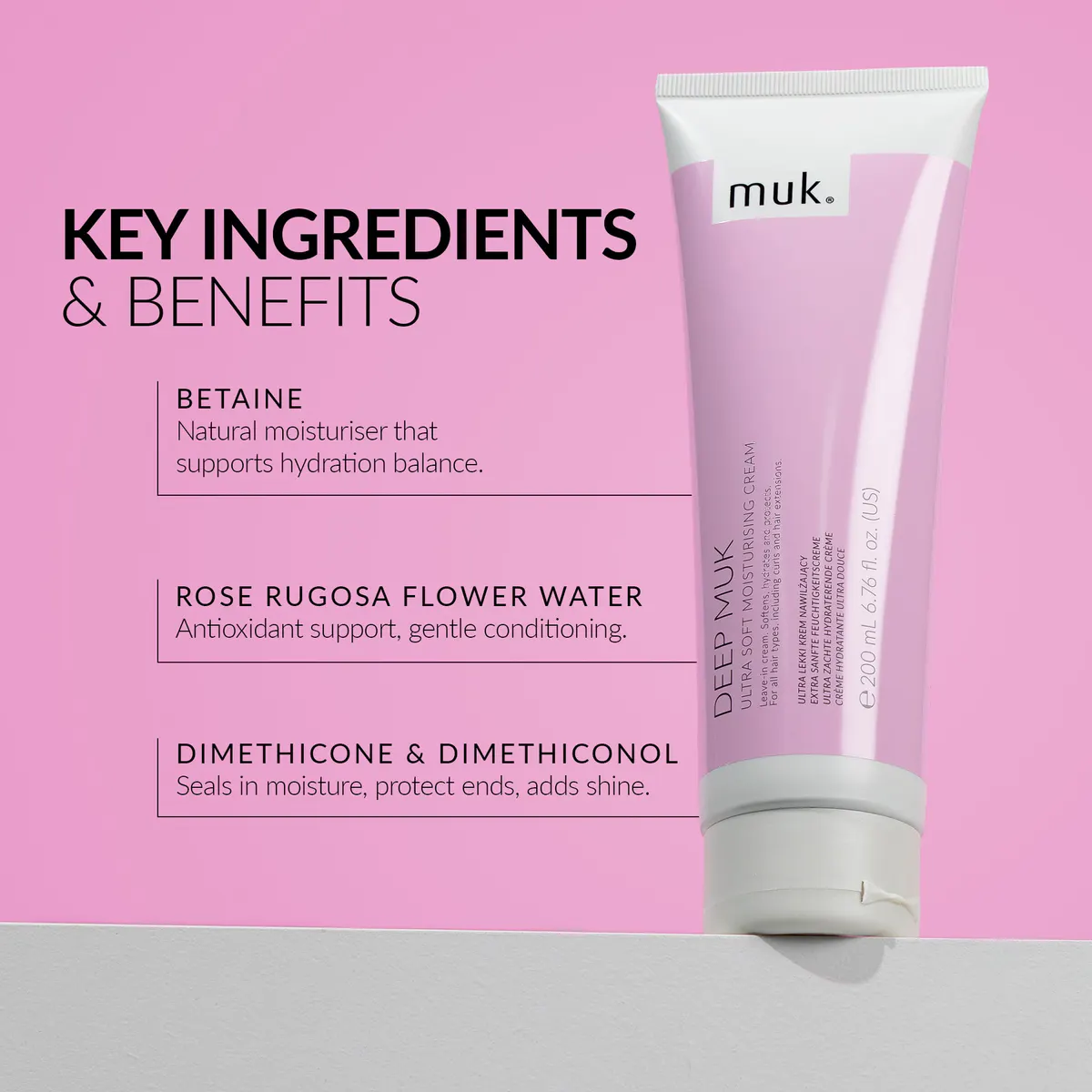 Muk Deep muk Ultra Soft Moisturising Cream 200ml, view 5
