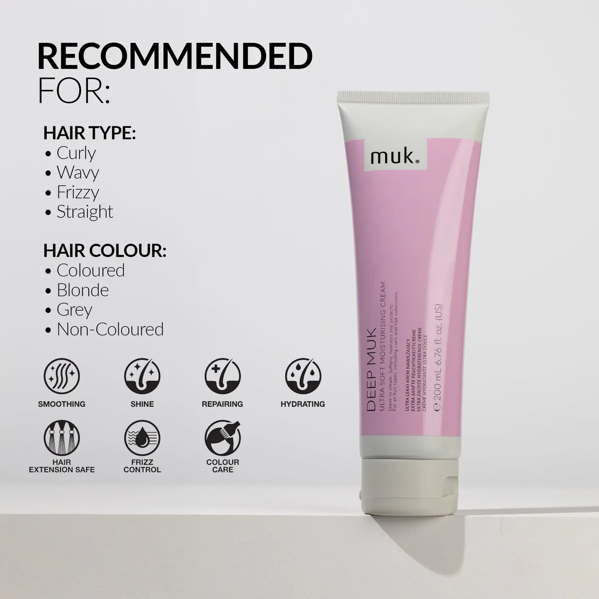 Muk Deep muk Ultra Soft Moisturising Cream 200ml, view 7