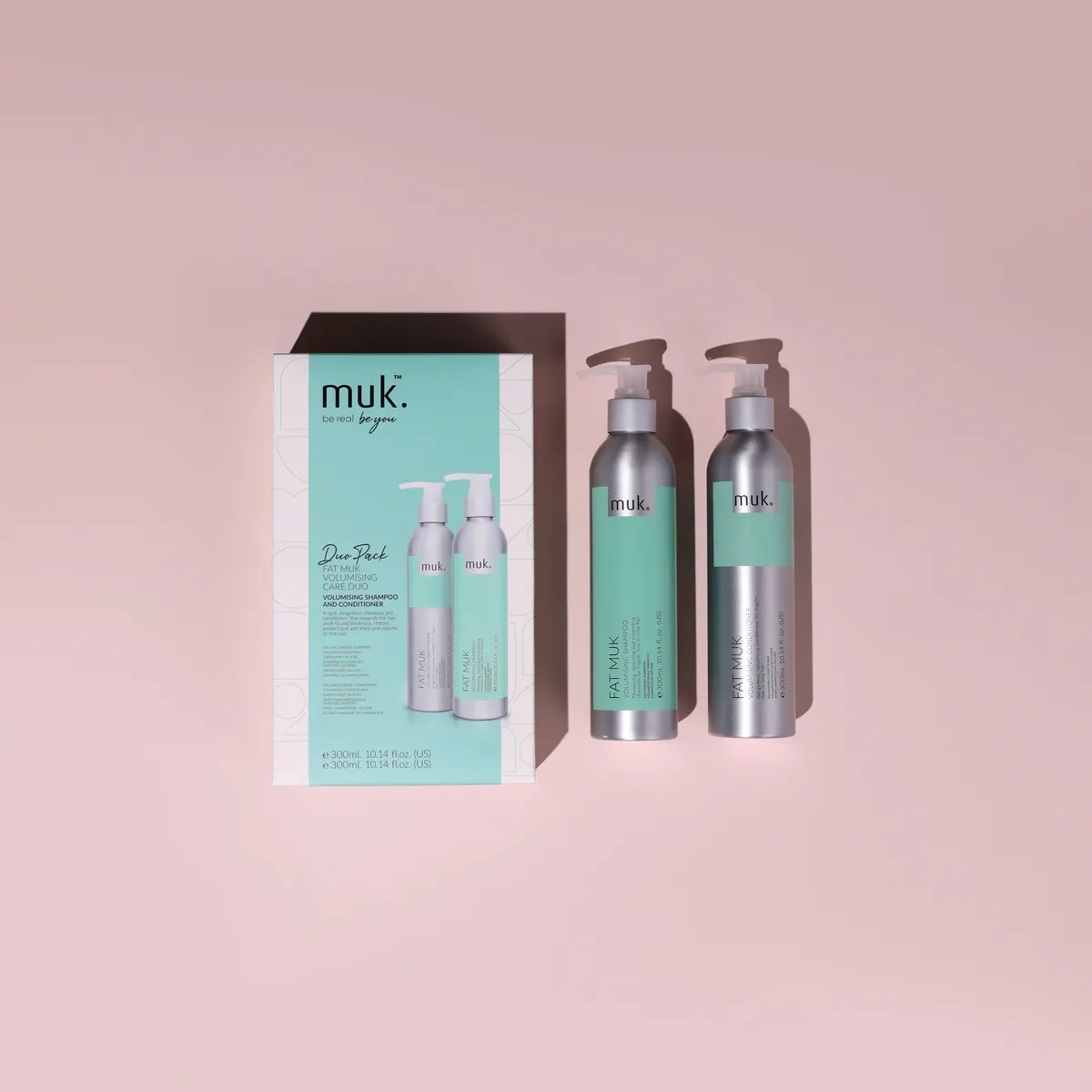 Muk Fat Muk Volumising Shampoo and Conditioner 300ml Duo Pack, view 4