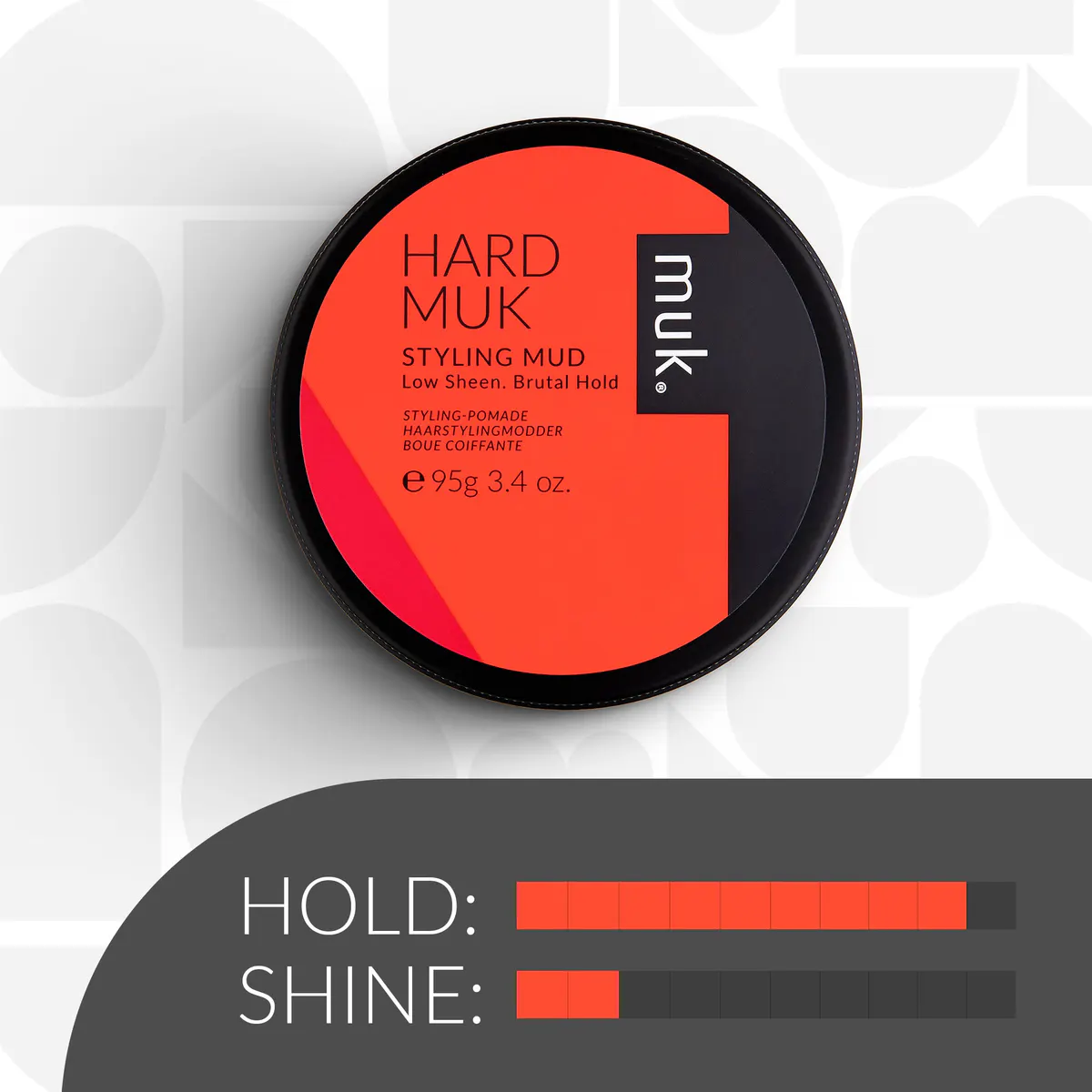 Muk Hard muk Styling Mud 95g, view 4